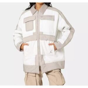 Nike Jordan Cozy Full Zip Oversized Woman Jacket Size Medium MSRP $300